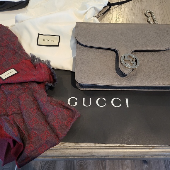 Gucci bag & scarf - Picture 1 of 1